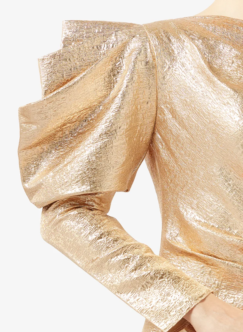 Namshi x  One Shoulder Shimmer Gown for Women | Best Price UAE